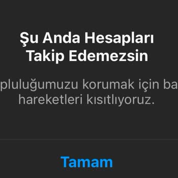 Instagram Topluluk İhlali Kısıtlaması