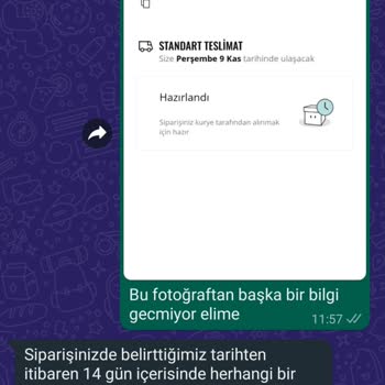 Asil Kargo Sipariş Teslim Edilmemesi
