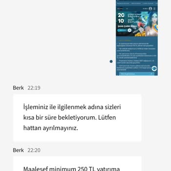 Betcombet Promosyon Da Olan Çark Kodu Verilmedi Canlı Destek Hattı Çok İlgisiz