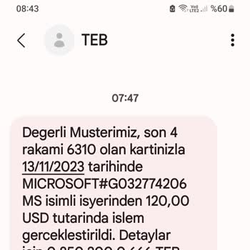 Microsoft İzinsiz Para Çekimi