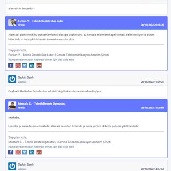 Cenuta Alan Adı Yenilenmemesi