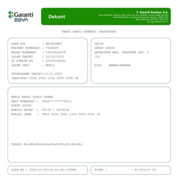 Garanti Bankası Sistemlerini Görüntüleyebilmesi İçin Tekn. Destek Olun