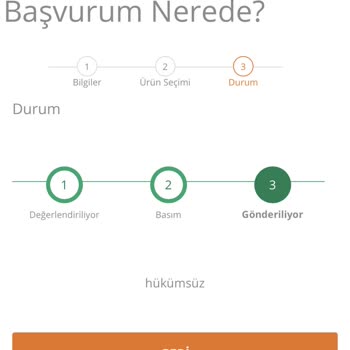TEB Kredi Kartı Başvuru Sonucu
