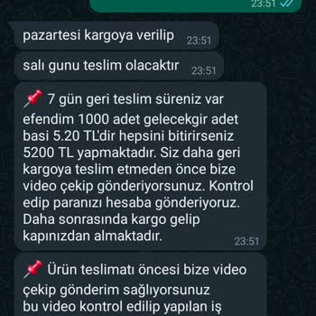 Cengiz Paketleme İle Yaşanılan Problem