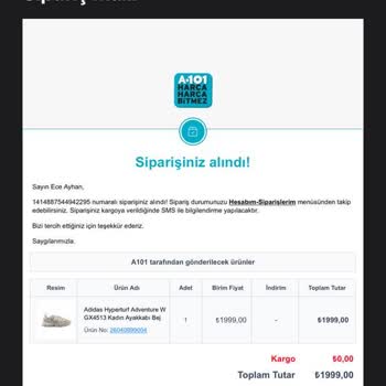 A101 Yeni Mağazacılık Para İadesi Yapmıyor.
