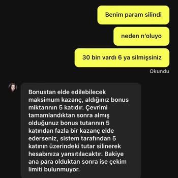 Paribahis Bakiye Sildiler Bonustan Kazanılmış