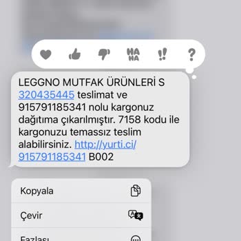Leggno Kırık Ürün Gönderimi