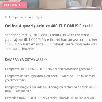 400 TL Denizbank Puanım Yatmadı Şartları Sağladım