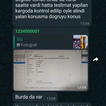 Aras Kargo Firması Mağduriyetimin Var