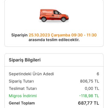 Migros Ücret İadesinin Yapılmaması