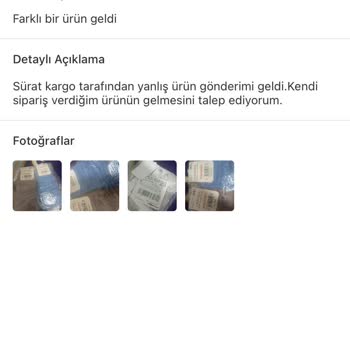 Sürat Kargo Farklı Ürün Gönderme