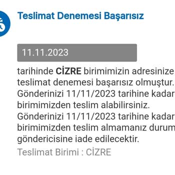 MNG Kargo Siparişleri Adrese Teslim Etmeyip Şubeye Bırakıyor