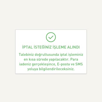 Para İadesi Yapılmadı- English Home