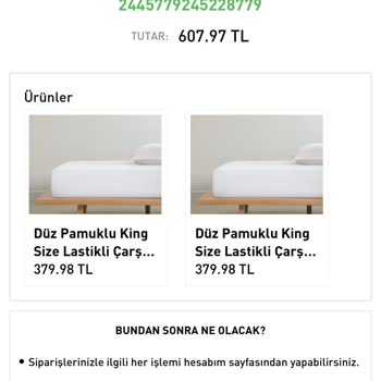 Para İadesi Yapılmadı- English Home