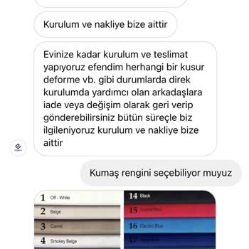 Balsel.mobilya (Instagram) Ödemem Karşılığında Hizmet Alamadım!