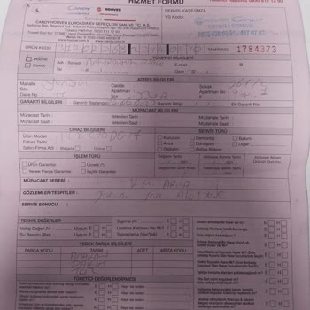 Hoover Kurutma Makinesi Garanti Sorunu