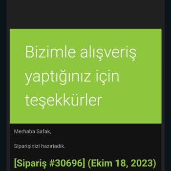 Tarladan Mutfağa Siparişi 1257 TL Tutarındaki Paketimi Göndermedi