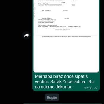 Tarladan Mutfağa Siparişi 1257 TL Tutarındaki Paketimi Göndermedi