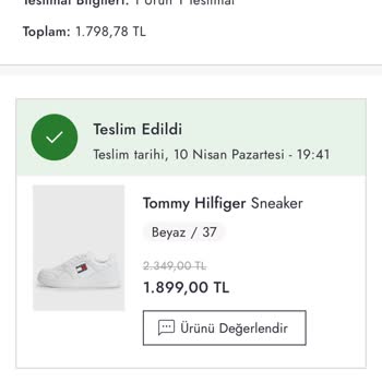 Tommy Hilfiger Ayakkabı Deri Çatlakları