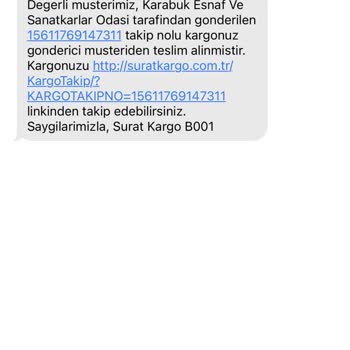 Sürat Kargodaki Kargomun Ulaşmaması