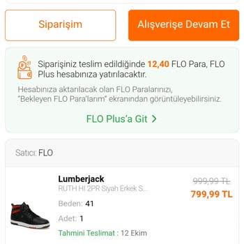 FLO Ayakkabı Yanlış Ürün Gönderdiler.