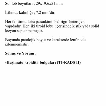 Medical Park Hastanesi Tiroid Ultrasonunda Doktor Çok Hızlı Baktı Ve Ölçüleri Almadı