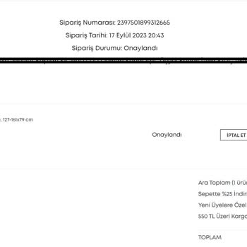 Enza Home Satın Aldığı Ürünü Teslim Etmiyor.