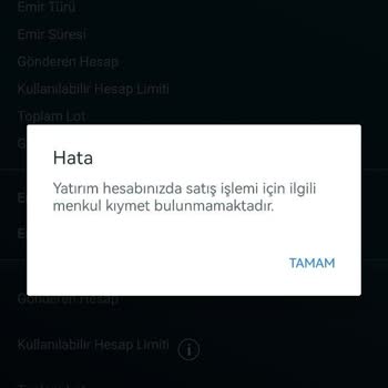 TFX Target Hisse Satamıyorum