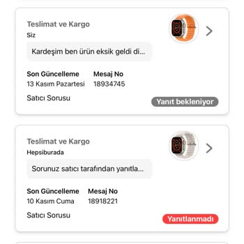 Hepsiburada.com Eksik Ürün Gönderimi