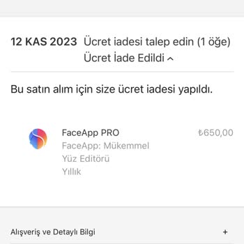 Apple Store Uygulama Ücret İadesi