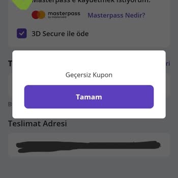 N11 Mobil Uygulama Kazanılan Kuponun Kullandırılmaması