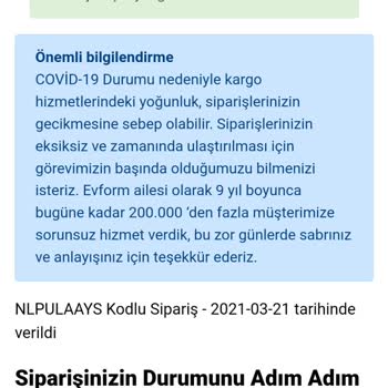 Evform Masa Takımı Siparişi 3 Yıl Oldu