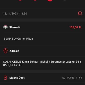 Tıkla Gelsin Uygulaması Sipariş Sorunu