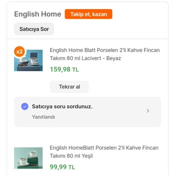 Hepsiburada Da Satıcı English Home Siparişimi Göndermedi
