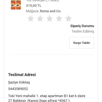 Alo Deterjan Şikayet