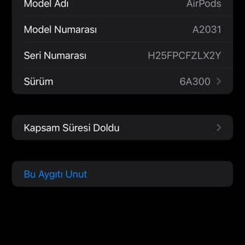 Migros Garantisi Bitmiş Airpods 2. Nesil Satılıyor