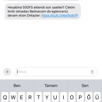 Betine.com Dan Sürekli Mesaj Geliyor