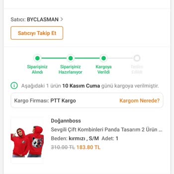 Byclasman Ürünüm Eksik Geldi