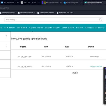 Watsons Kargo Geç Gelmesi