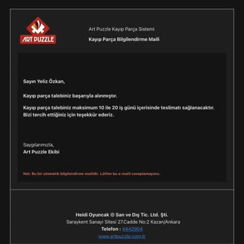 Art Puzzle Uzun Süren İlgisizlik