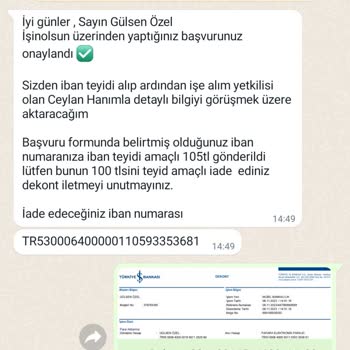 Deniz Kızı Turizm Is Başvurusunda IBAN Bilgisi İstenildi