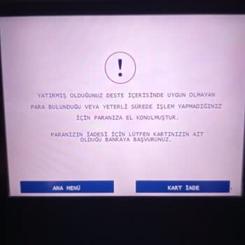 Denizbank ATM Para Sıkışması