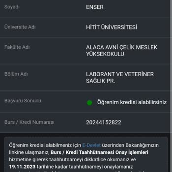 Kredi ve Yurtlar Kurumu Burs İtirazı Kredi İstemiyorum