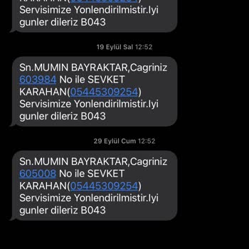 Termodinamik Isıtma Sistemleri Servis Hizmeti Yok