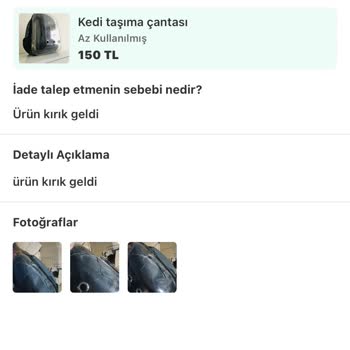 Sürat Kargo Dolap Uygulamasından Gönderdiğim Ürünü Kırık Teslim Etmiş