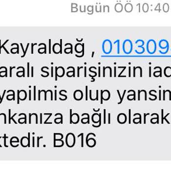 Watsons Ürün Teslimatı Sorunu