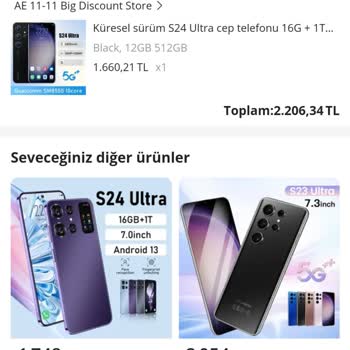 Aliexpress Telefon Samsung Galaxy S24 Ultra