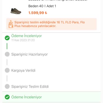 FLO Ayakkabı FLO 1 Alana 1 Bedava Kampanyasında Tek Ayakkabı Gönderildi.