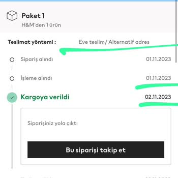 H&M İletişim Faciası Ve Teslim Edilemeyip İptal Edilemeyen Sipariş