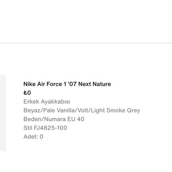 Nike.com İade Ücretini 1 Aydır Ödemiyor.